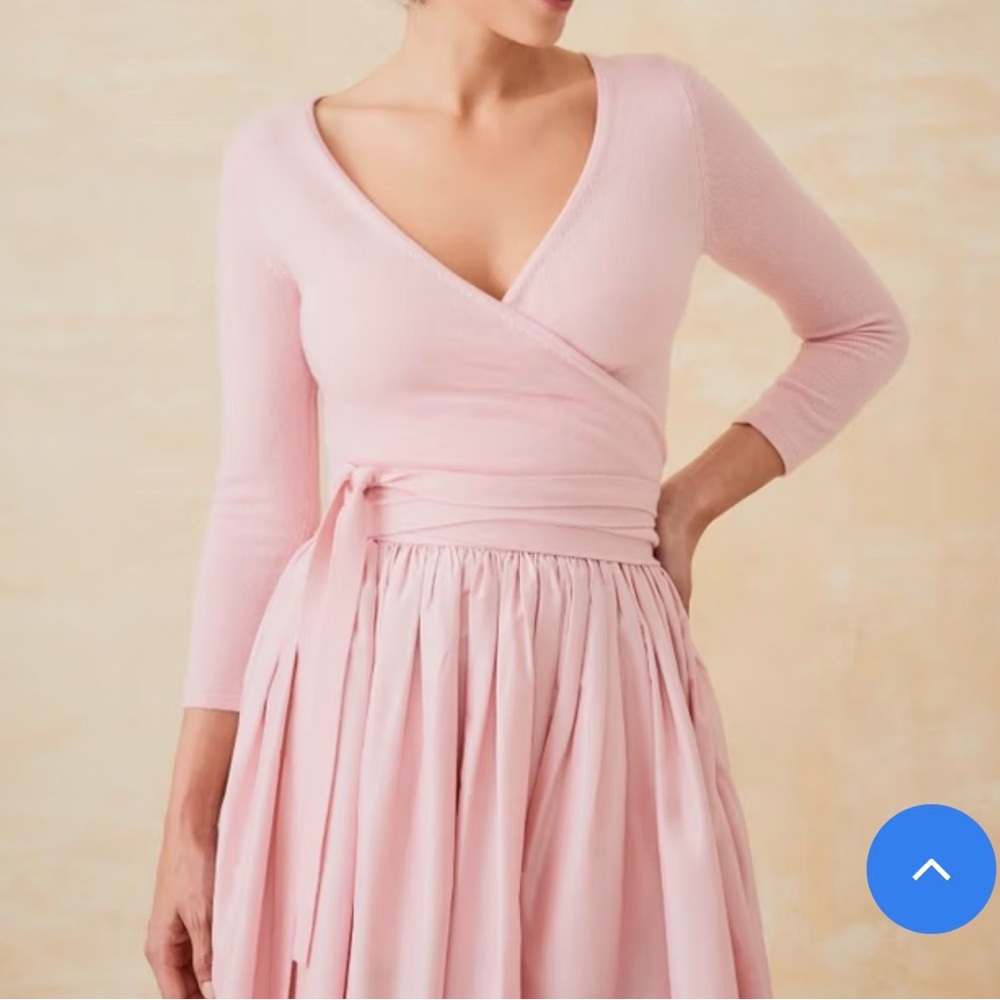 Chic Pink Wrap Cardigan